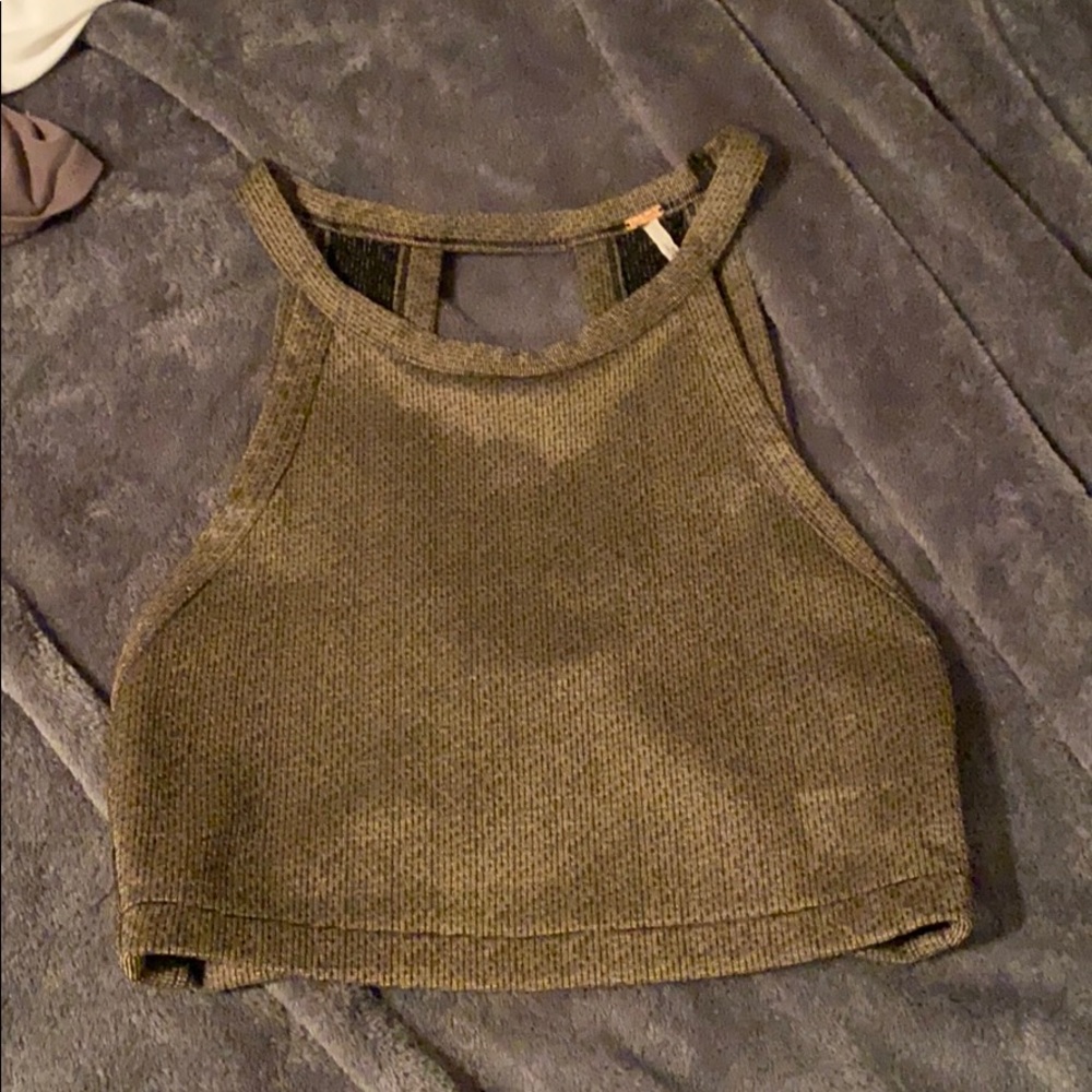 Gold tank top
